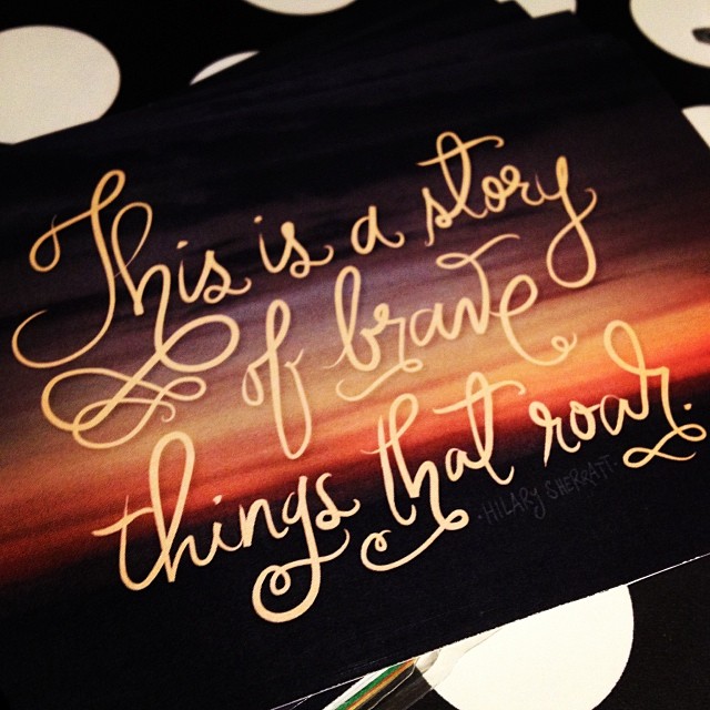 Words by Hilary Sherratt, calligraphy by Crae Achacoso :)