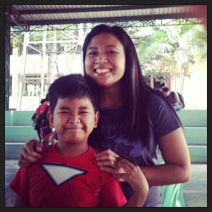 #100happydays Day 1: With James Carlo, one of our kids at #Cornerstone. Today was medical mission day. What a crazy fulfilling morning. :)