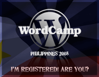 WordCamp Philippines 2008